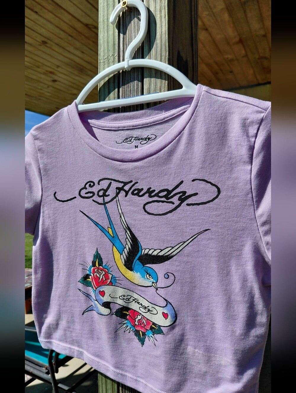 Ed Hardy Lavender Top